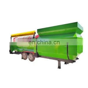 Factory Direct Sale Industrial Mining Machinery Mobile Trommel Washing Machine Portable Rotary Drum Screen thumbnail-1