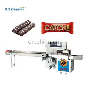 Wafer Biscuits/cake/candy Chocolate Bar Pillow Type Automatic Flow Servo Packing Machine Suppliers thumbnail-1
