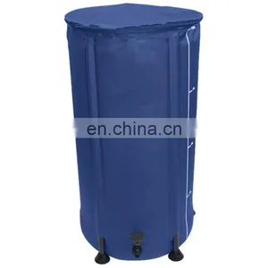 200L/250L Blue Green Black Portable Camping Rain Harvesting Water Barrel With Accessories thumbnail-5