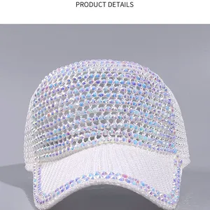 Cross-border New ShanZuan Baseball Cap Plate Cap Wash Hot Drilling Cap Outdoor ms Sun Hat Factory Direct Sale thumbnail-4