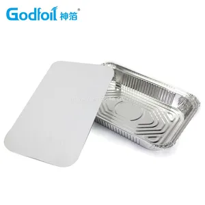 Rectanglar Aluminum Foil Container Wrinkle Wall Container thumbnail-2
