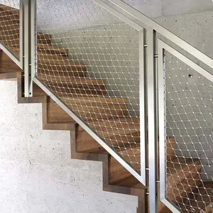 Anti-falling Object Steel Wire Mesh, Stainless Steel Wire Mesh Manufacturers, Metal Anti-falling Net, Anti-falling Object Net thumbnail-1