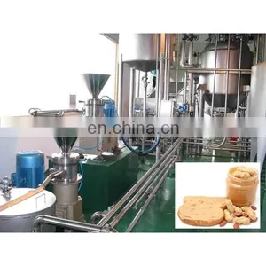 Factory Shanghai Full Automatic Nuts Paste Grinder Grinding Making Machine Peanut Butter Processing Plant Production Line thumbnail-2