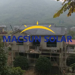 30W Double-Glass Triple-Arch CIGS Thin Film Solar Tiles thumbnail-5