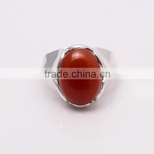 RED ONYX RING ,925 Sterling Silver Jewelry Wholesale,WHOLESALE SILVER JEWELRY,SILVER EXPORTER,SILVER JEWELRY FROM INDIA thumbnail-1