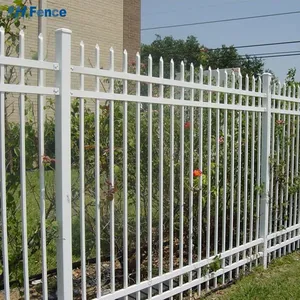 JH Fence Decorative Custom Luxury Modern Durable Powder Coated Carbon Steel Eco-Friendly Waterproof Rot Proof 6ft Gate thumbnail-6