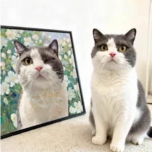 Personalized Pet Decoration Painting - UV-Resistant Acrylic Finish thumbnail-4