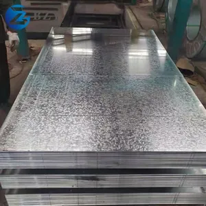 Hot Rolled ASTM A-653 Hot Dipped Galvanized Sheet G40 G60 Zinc Coated Plate Galvanized Steel Sheet thumbnail-1