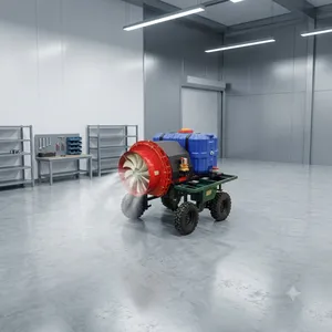 Heavy Duty Agricultural Spraying Machine Remote Control Airblast Sprayer Vehicle for Large Scale Farm Application thumbnail-4