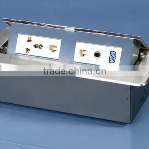 Multi-Function Desktop Pop up Outlet for Hotel Furniture Socket thumbnail-1