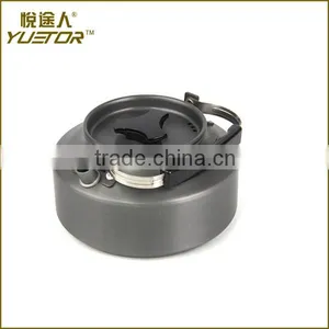 1.1L Outdoor Camping Hiking Kettle Coffee Pot Portable Teapot thumbnail-3