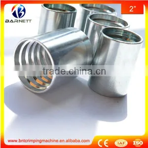 2016 Barnet Carbon Steel Plate Fitting 4SH Hydraulic Hose Fittings Assembly Ferrule/braided Hose Ferrules 00400 thumbnail-6