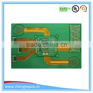 China Manufacturer 94v0 RoHS Approved Polyimide / FR-4 Rigid Flex Pcb thumbnail-5