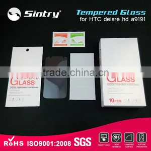 Anti Blue Light Mobile Screen Protector 9H Hardness New Customized Tempered Glass Screen Protector for Htc Desire 610 thumbnail-6