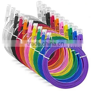 Flat Ultra Flexiable UTP Cable Cat6a With Good Price thumbnail-1