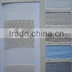 Wholesale Silver Yarn Polyester Material and Roller Type Window Blind thumbnail-1