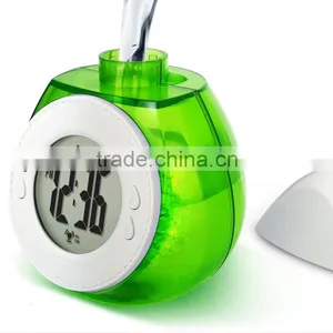 Digital Alarm Clock Waterdrop Shape Led Clocks Alarm Temperature thumbnail-1
