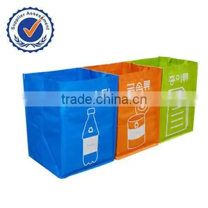 Plastic Glass Paper Recycle Bags Set of 3 thumbnail-1