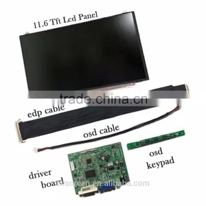 11.6 Inches Tft Lcd Panel With Driver Board Edp Interface thumbnail-1
