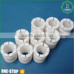 Custom Engineering Plastic Bearing Sleeve Delrin Acetal Polyacetal Cnc Machining Parts Pom Bushing thumbnail-2
