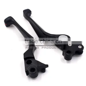 BJ-LS241-022 Costom Black Skull End Billet Aluminum Motorcycle Clutch Brake Lever For Harley thumbnail-6