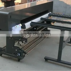 Flatbed and Roll to Roll UV Printer HKAD1950UV on LED Lamps DX7 Print Heads thumbnail-1