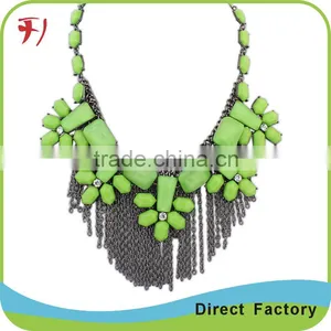 Fashion Necklace Metal Flower Alloy Necklace for Pretty Girls Gifts thumbnail-1