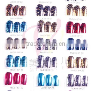 Metalic Nail Predesign Nail Tip Artificial Finger Nail thumbnail-1