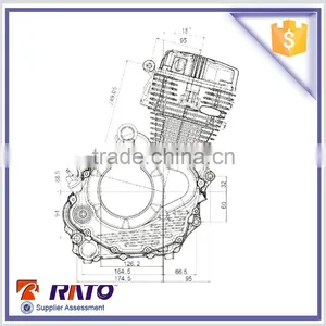 200CC 4 Stroke Mtorcycle Oil Cooled Engine for Sale thumbnail-3