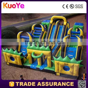 Sharp Corner Type Adult Inflatable Obstacle Course for Sale thumbnail-1