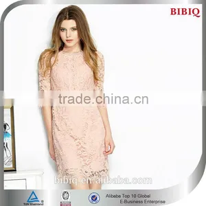 Hot Sale New Dress Pink Lace Short Homecoming Dresses Under $30 thumbnail-1