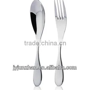 Stainless Spoon and Fork Sets With Nicely Design and Plastic Box Packing With Food Certificate Safe-using thumbnail-3