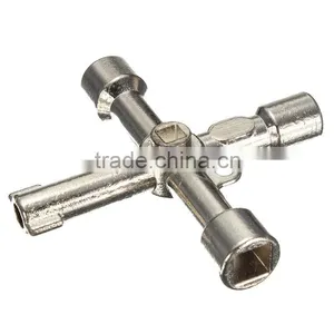 4 Way Cross Key Wrench Spanner for Electric Gas Cupboard Meter Box Radiator AR-102 thumbnail-1