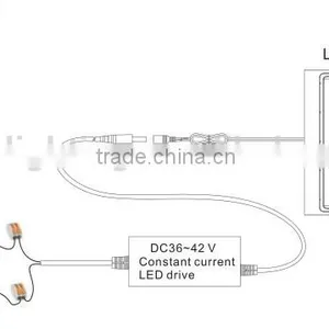 600*600 36W 3200LM Office Led Grille Light thumbnail-5
