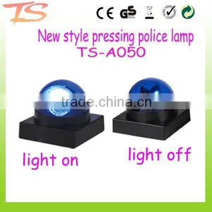 Battery Operated LED Rotating Police Lights thumbnail-1