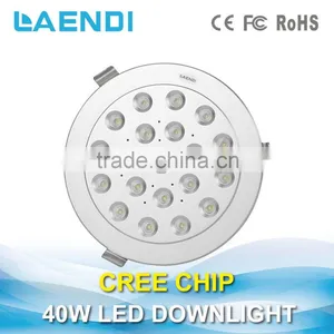 High Power 20*3w 80lm/w 0.9PF Led Ceiling Light 40w With Creeleds thumbnail-1