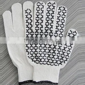 Dotted Cotton Knitted Gloves thumbnail-1