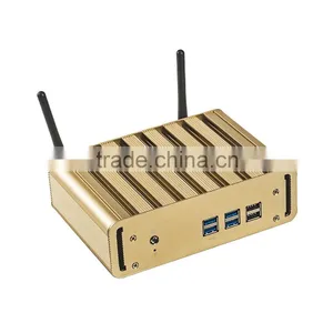 Low Price X31-4500u Thin Mini Itx Fanless i3 Fanless Desktop PC Support MIC 8G RAM 256G SSD thumbnail-2