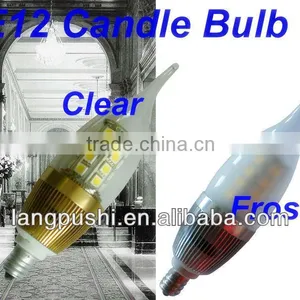 3W 6W E12 White LED Candle Lights thumbnail-1
