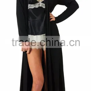 Wholesale Warm Soft Breathable Women's Slinky Jersey Bathrobe thumbnail-2