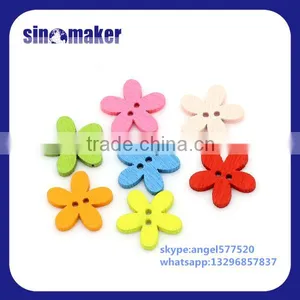 15mm Fashion DIY Wooden Button thumbnail-3