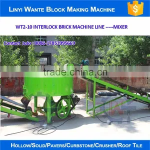 WANTE BRAND WT2-10 Interlock Brick Making Machine Price Construction Machine Compressed Earth Block China Industrial Machine thumbnail-1