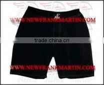 Mens Mma-Board Short Black Plain FM-896-f thumbnail-1