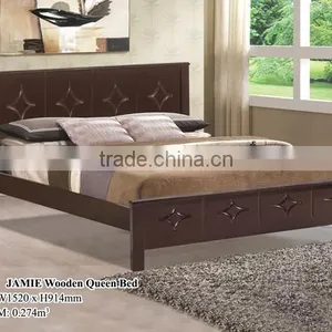 Wooden Queen Bed thumbnail-1