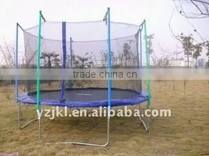 10FT Round Trampoline With Enclosure thumbnail-1
