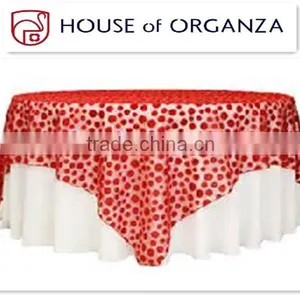 100%Nylon Crystal Flocking Organza For Wedding/Party thumbnail-1