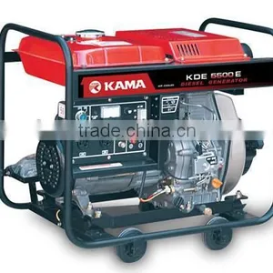 KAMA 6.3kva DC Output Single Phase Small Diesel Generator Open Type for Sale thumbnail-1