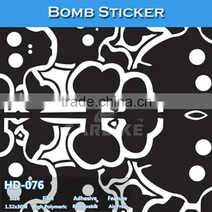 HD-073 Air Bubble Free Durable Car Body Sticker Bomb Camouflage Vinyl thumbnail-4