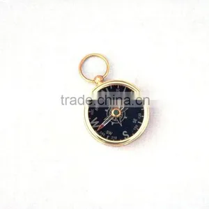 Nautical Pendant Brass Compass-Solid Brass Scout's Black Faced Compass 13408 thumbnail-3