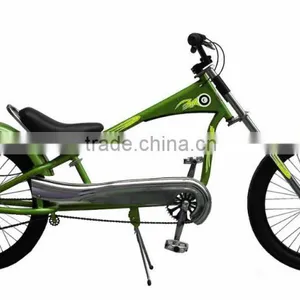 2015 26 Cheap Single Speed Yellow Aluminum Chopper Beach Cruiser Bicycle Made in China thumbnail-5